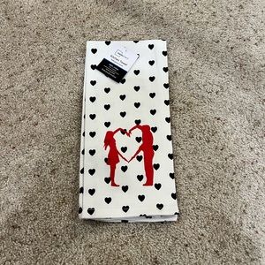 Valentine couple hand towel